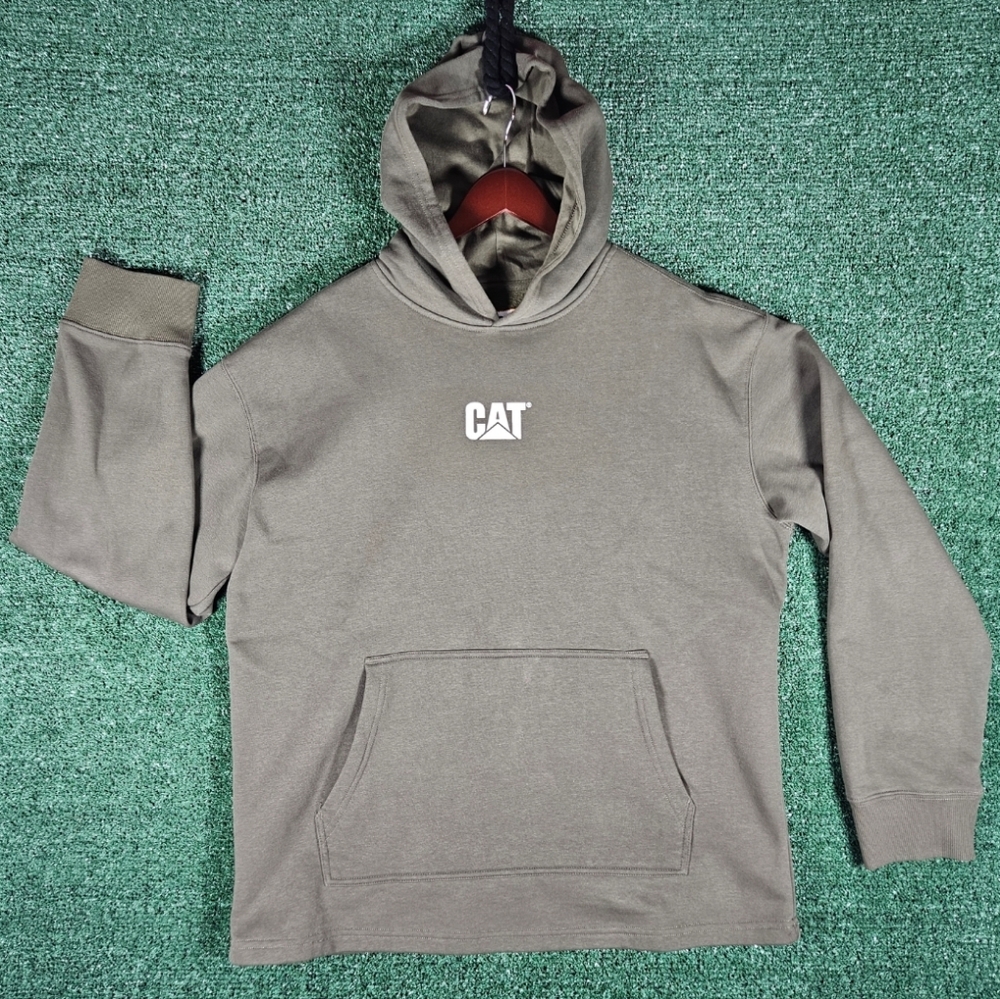 Caterpillar Inc. CAT WWR Hoodie / Mens Size Large / Olive Green